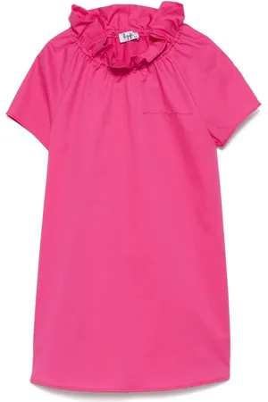 Il gufo Ruffle-collar dress