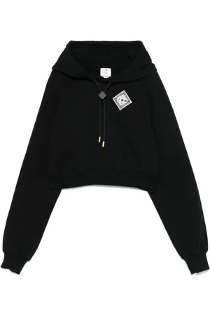 Casablanca Embellished cropped hoodie