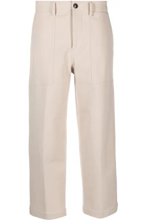 Circolo Cropped cotton trousers
