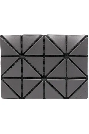Issey Miyake Geometric-panelled card holder