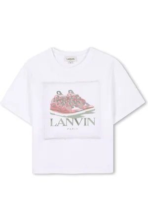 Lanvin Shoes-print T-shirt