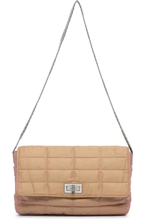 CHANEL 1997-1999 Reissue 2.55 Iridescent Chocolate Bar shoulder bag