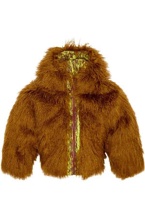 Diesel W-ASABI faux-fur jacket