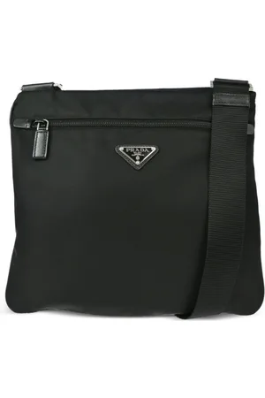 Prada 2010 triangle-logo shoulder bag