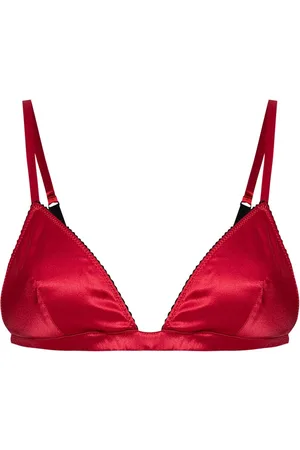 Dolce & Gabbana Satin triangle bra
