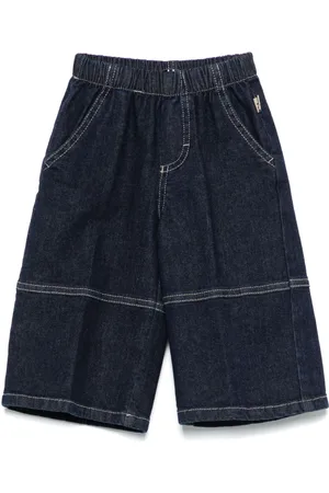 Il gufo Logo-tag jeans