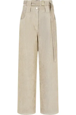 Studio Tomboy Corduroy press-creased trousers