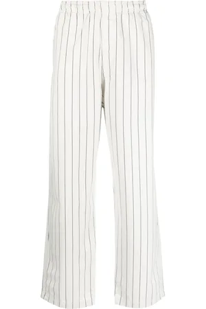 STUSSY Elasticated-waist straight-leg trousers