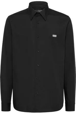 Philipp Plein Strass-skull long-sleeve shirt