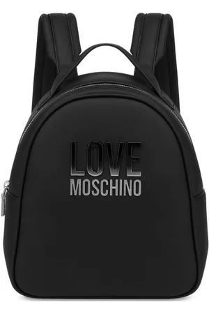 Moschino Logo-appliqué backpack