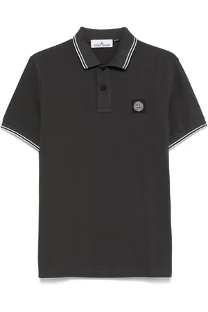 Stone Island Piqué-weave polo shirt