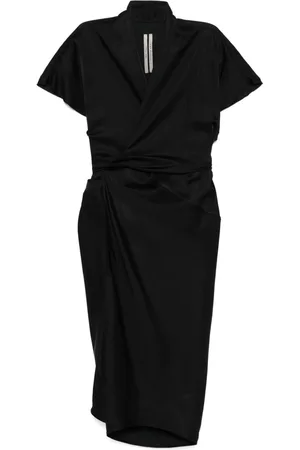 Rick Owens Wrap midi dress