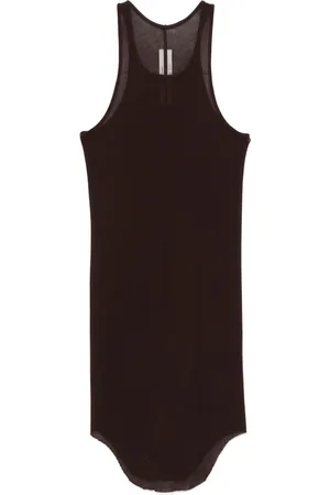 Rick Owens Fine-ribbed tank top