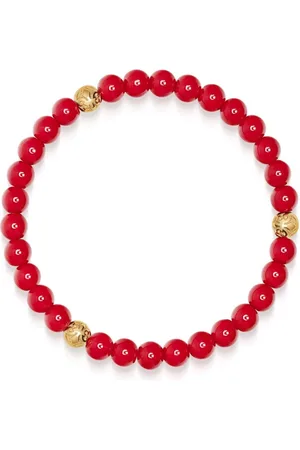 Nialaya 6mm jade beaded bracelet