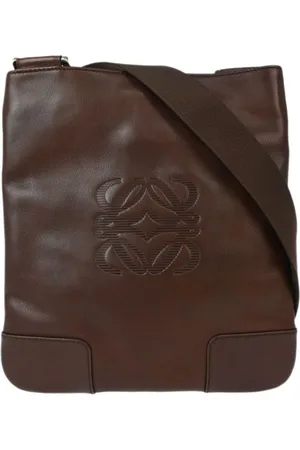 Loewe 1990-2000s Anagram-debossed shoulder bag
