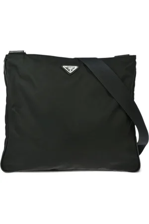 Prada 1990-2000s triangle-logo shoulder bag