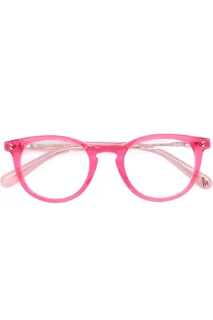 Stella McCartney Two-tone round eyeglasses