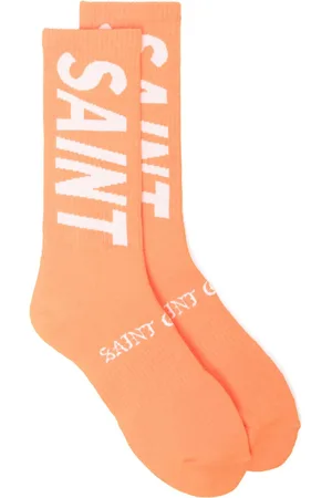SAINT MXXXXXX Logo-jacquard socks