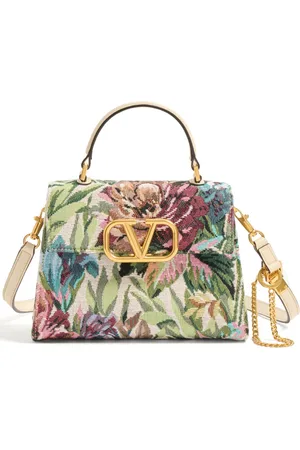 VALENTINO GARAVANI Floral-embroidery tote bag