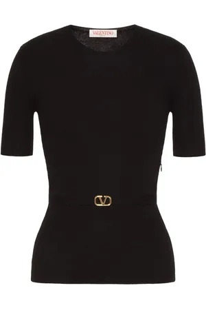 VALENTINO GARAVANI VLogo Signature belted wool jumper