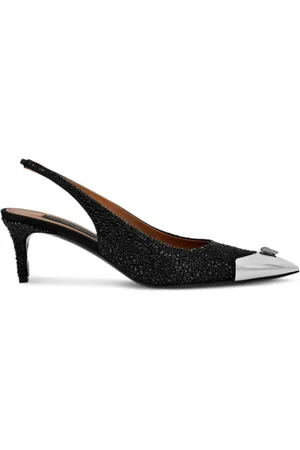 Philipp Plein Sllingback mix strass pumps
