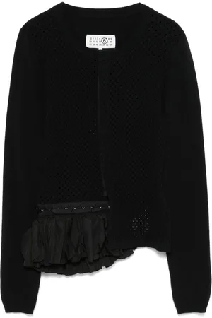 Maison Margiela Pointelle-knit cardigan