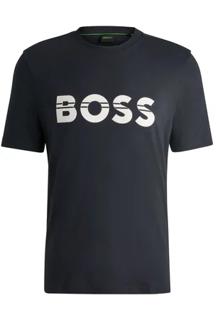 HUGO BOSS Logo-patch cotton T-shirt