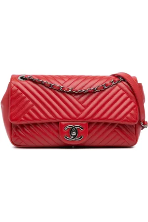 CHANEL 2015-2016 Medium Lambskin CC Crossing Flap shoulder bag