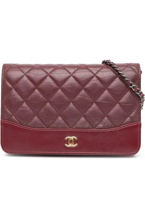 CHANEL 2019 Quilted Aged Calfskin Gabrielle Wallet on Chain crossbody bag