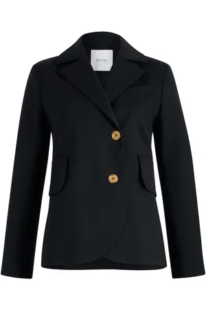 Patou Belted twill blazer