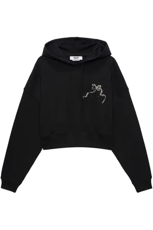 Msgm Bow-detail hoodie