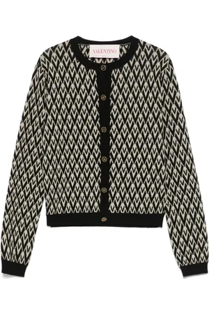 VALENTINO GARAVANI Toute la V-jacquard cardigan