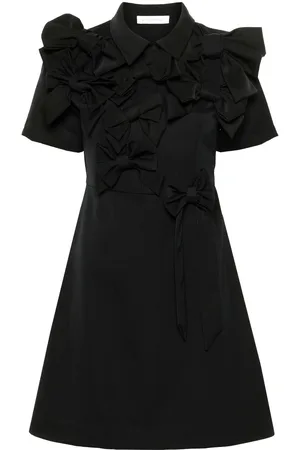 Viktor & Rolf Bow-detail wool dress