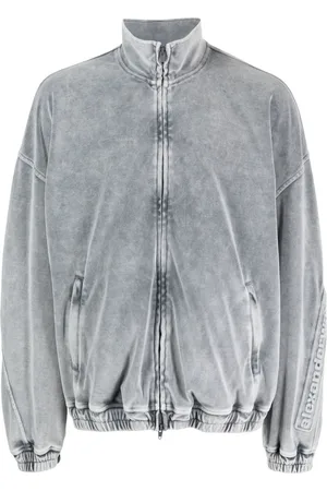 Alexander Wang Logo-embossed cotton jacket
