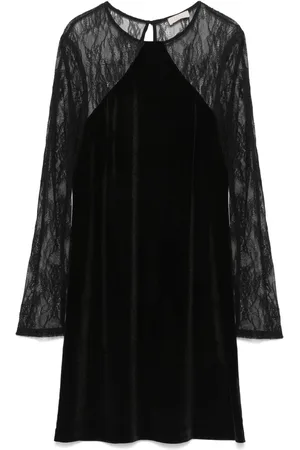 Liu Jo Lace-panel mini dress