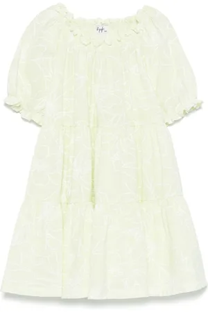 Il gufo Floral-print dress