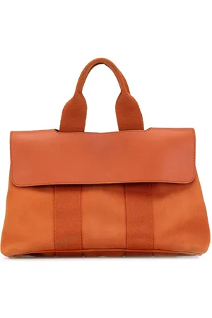 Hermès 21th Century Toile and Swift Valparaiso PM handbag