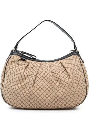 Gucci 2000-2015 Diamante Sukey Canvas shoulder bag