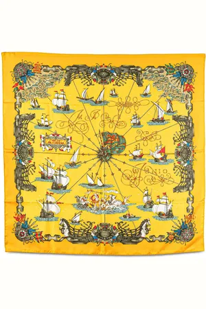 Hermès 20th Century Voiles De Lumiere Silk Scarf scarves