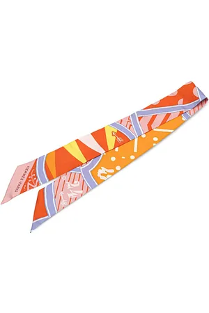 Hermès 2000-2023 Silk Jeu de Soie Uniforme Twilly Scarf scarves