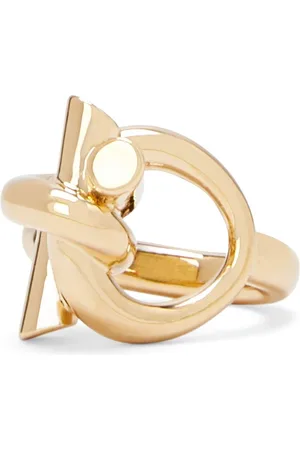 Salvatore Ferragamo Gancini-detail ring