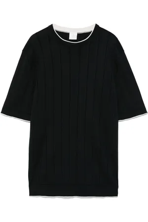 ELEVENTY Ribbed-knit T-shirt