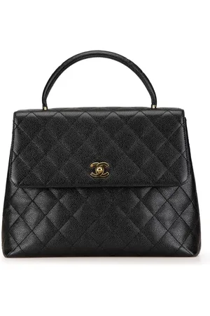 CHANEL 2000-2002 Caviar Kelly Top Handle handbag