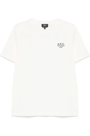 A.P.C. Logo-embroidered cotton T-shirt