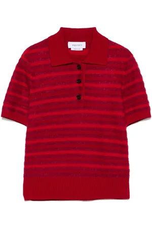 Alexander McQueen Striped polo shirt