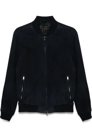 BRIONI Perforated bomber jacket
