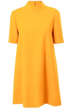 Carolina Herrera Mock-neck A-line mini dress