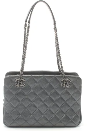 CHANEL 2015-2016 CC diamond-quilted shoulder bag