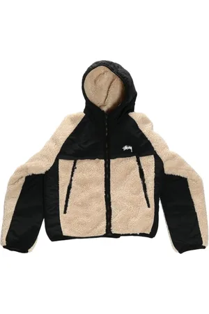 STUSSY Panelled fleece jacket