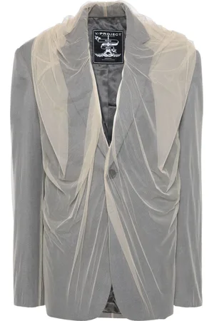 Y / PROJECT Draped hood blazer